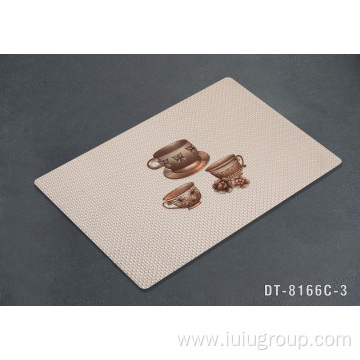 PVC Hyacinth Disposable Dining Mat